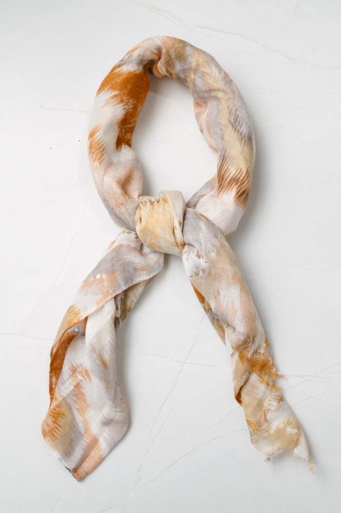 Echarpe Boho Chic (45x180 cm)  BEGE