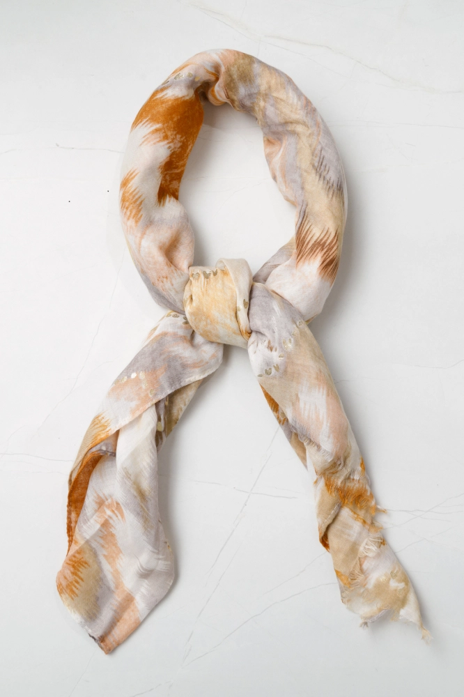 Echarpe Boho Chic (45x180 cm)  BEGE