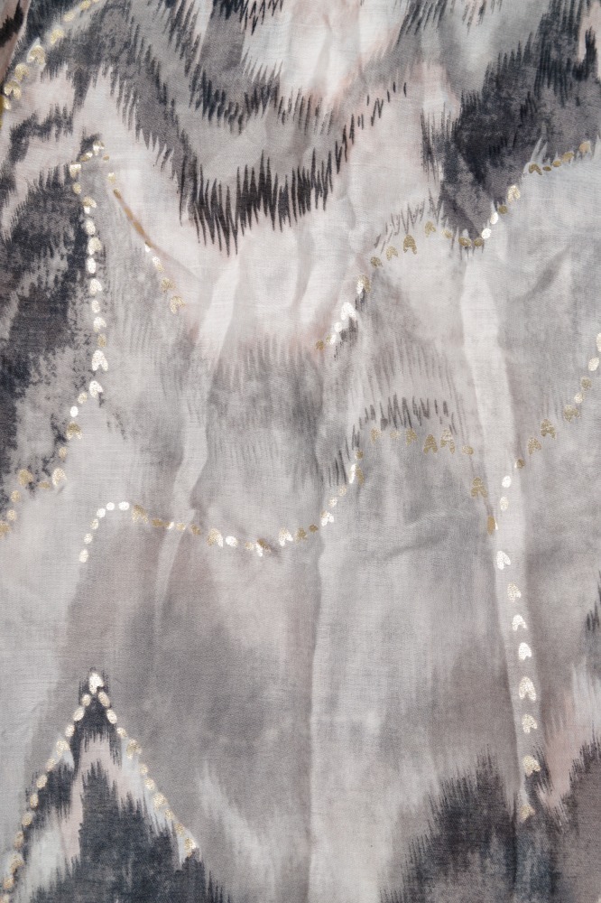Echarpe Boho Chic (45x180 cm)  PRETO