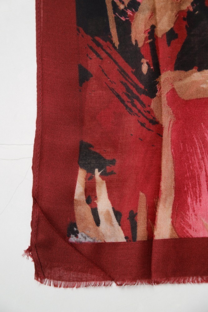 Echarpe Estampa Boho (90x180 cm) VINHO
