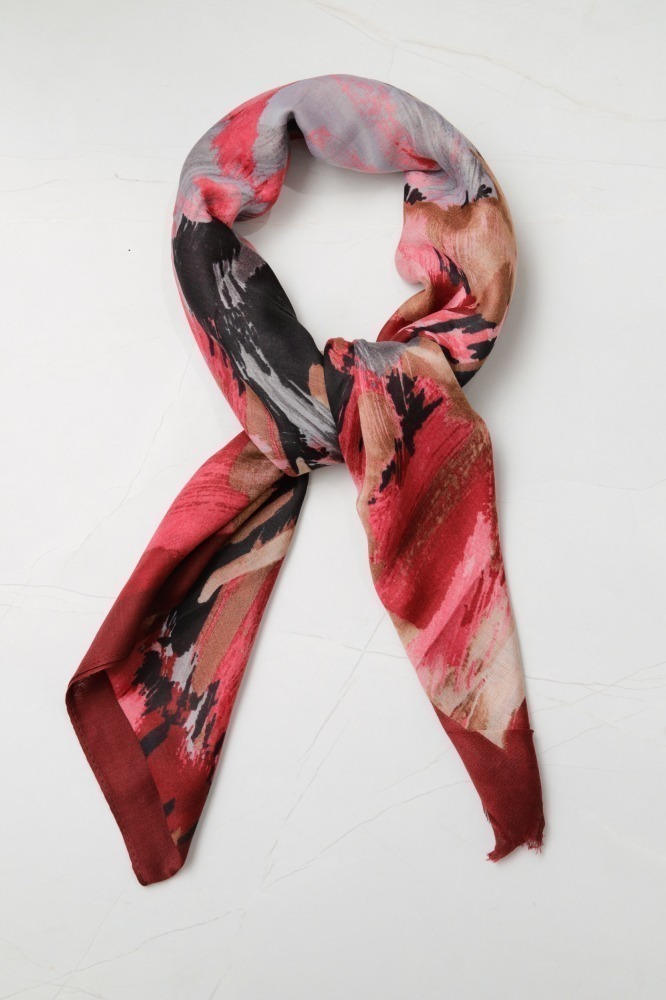 Echarpe Estampa Boho (90x180 cm) VINHO