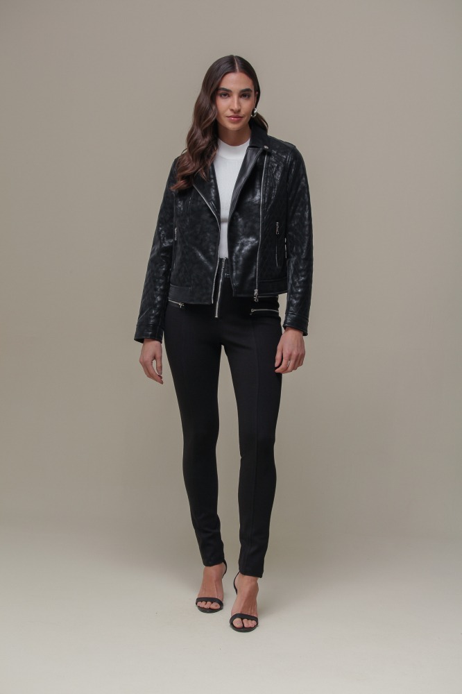 9036638 - Jaqueta PU Biker Matelassê PRETO 9036638 - Jaqueta PU Biker Matelassê PRETO