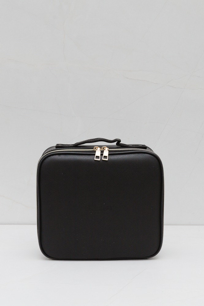 NECESSAIRE COM ESPELHO LED PRETO