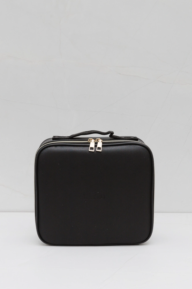NECESSAIRE COM ESPELHO LED PRETO