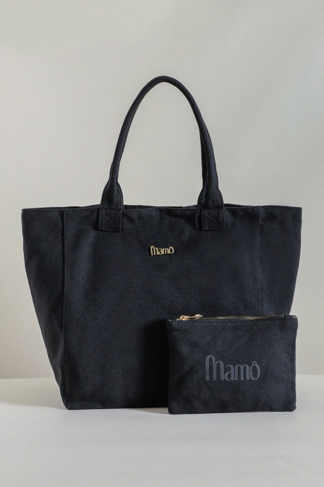 9033110 - Shopping Bag Lona Cool PRETO - Imagem 1