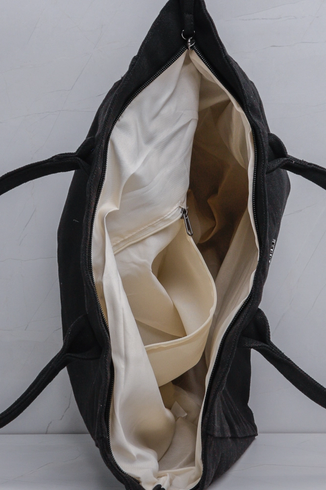 9033110 - Shopping Bag Lona Cool PRETO - Imagem 2