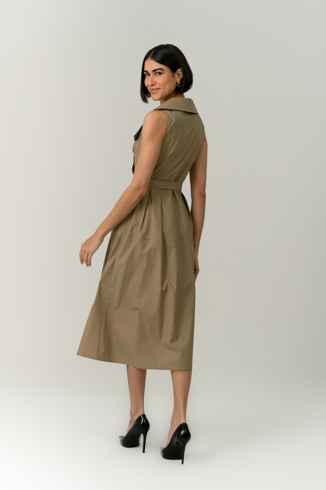 9038537 - Vestido Estilo Trench Coat CAQUI 9038537 - Vestido Estilo Trench Coat CAQUI