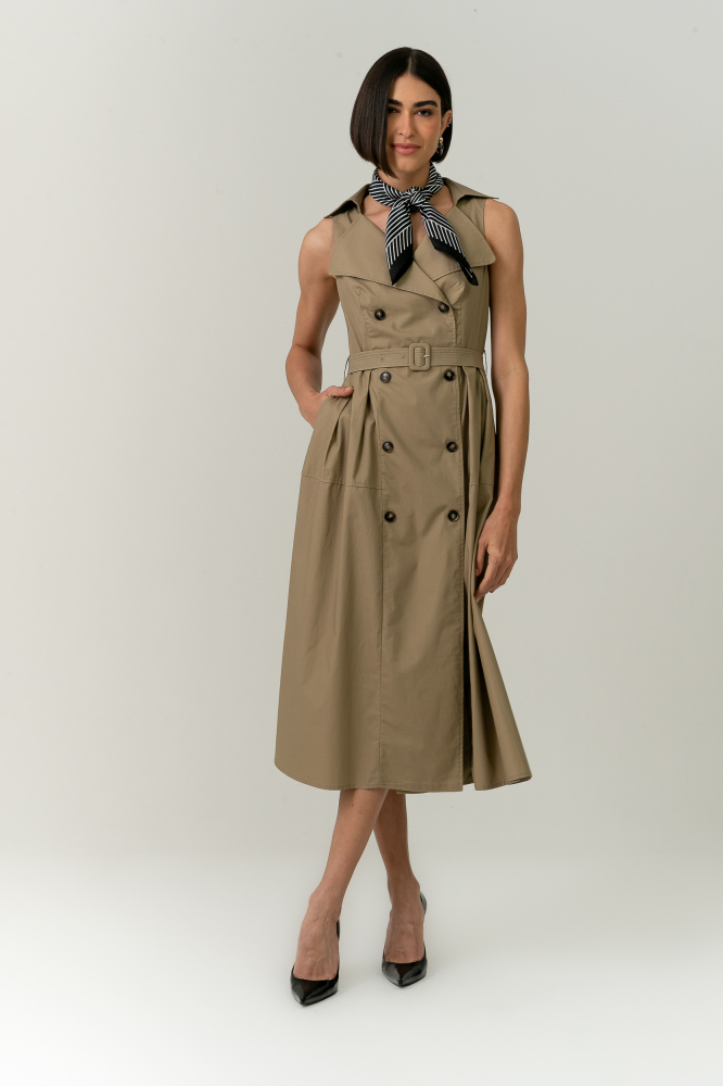 9038537 - Vestido Estilo Trench Coat CAQUI 9038537 - Vestido Estilo Trench Coat CAQUI